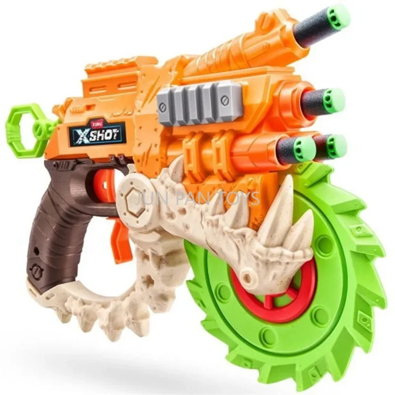 Zuru XShot Insanity HorrorFire HorrorFire con 8 dardos pistola de juguete modelo figura niños juguetes para niños colección juguete de regalo de Navidad