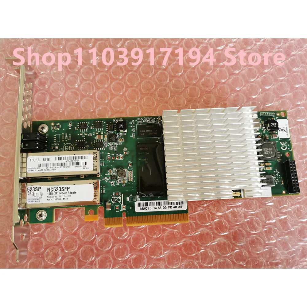 FOR  HP NC523SFP 593715-001 593742-00110Gb  Network card