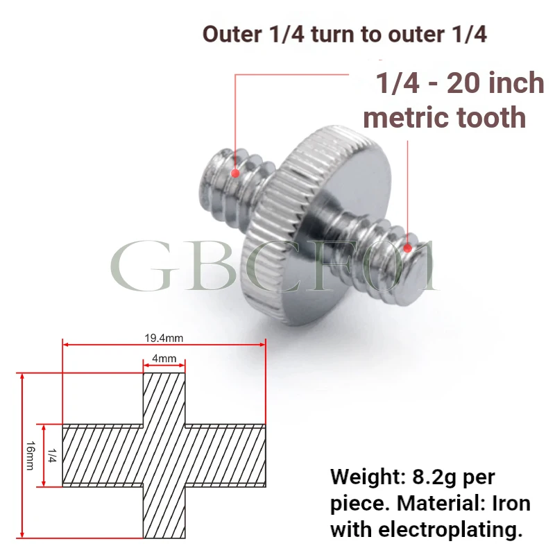 Thread Adapter Nut M6 M8 M10 Fine/Coarse Metric to Imperial 1.0 Pitch 3/8 1/4 Male Male to Female Conversion Screw