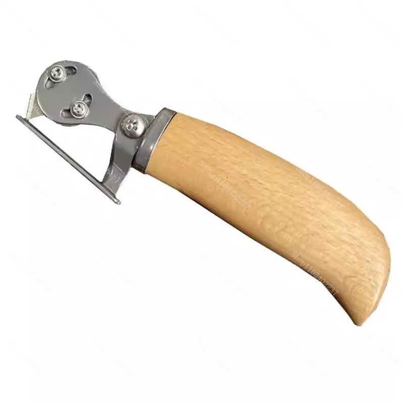 DIY Leather Edge Trimmer Knife for Straight Curved Lines Edge Finishing Strip Cutting Tool