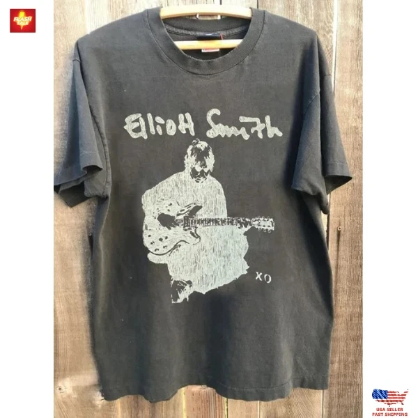 Neu eingetroffenes ELLIOTT SMITH Tour-Shirt, ELLIOTT SMITH Grafik-Unisex-T-Shirt Vtg Harajuku Herren-T-Shirt