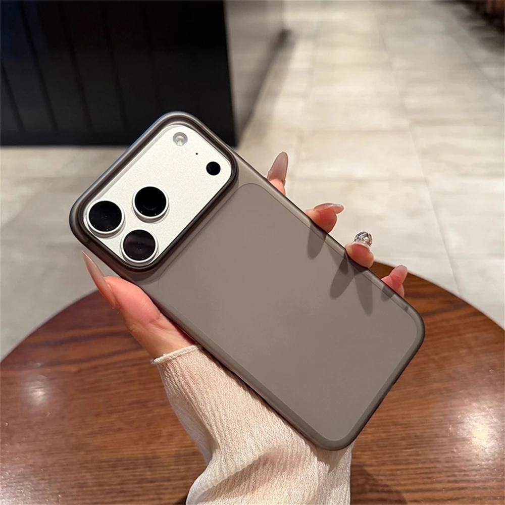 Ultradünne Transparente HD-Hartschalenhülle für iPhone 18 17 Pro Max Air 16 15 14 13 12 Plus Schlanke Einfache Klare Matte Frosted Hülle – Detail 8