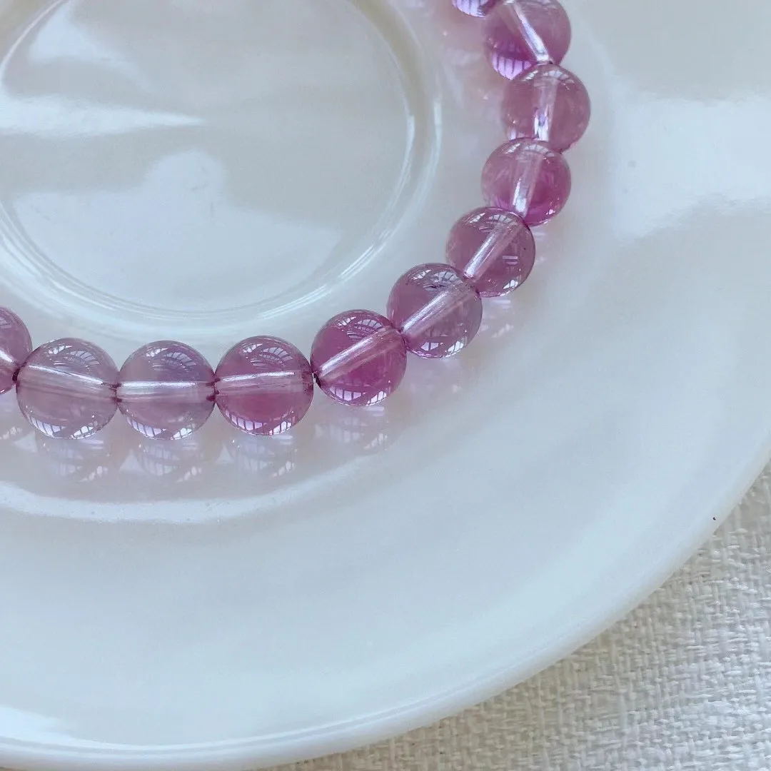 7mm Natural Purple Amethyst Stone Bracelet Jewelry For Women Lady Men Healing Gift Crystal Clear Round Beads Strands AAAAA