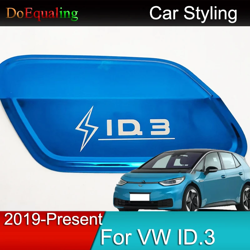 For Volkswagen VW ID.3 ID3 1st Cupra Born 2022 2021 2020 2019 Charging Port Decorative Cover Fuel Tank Car Accesories Interior