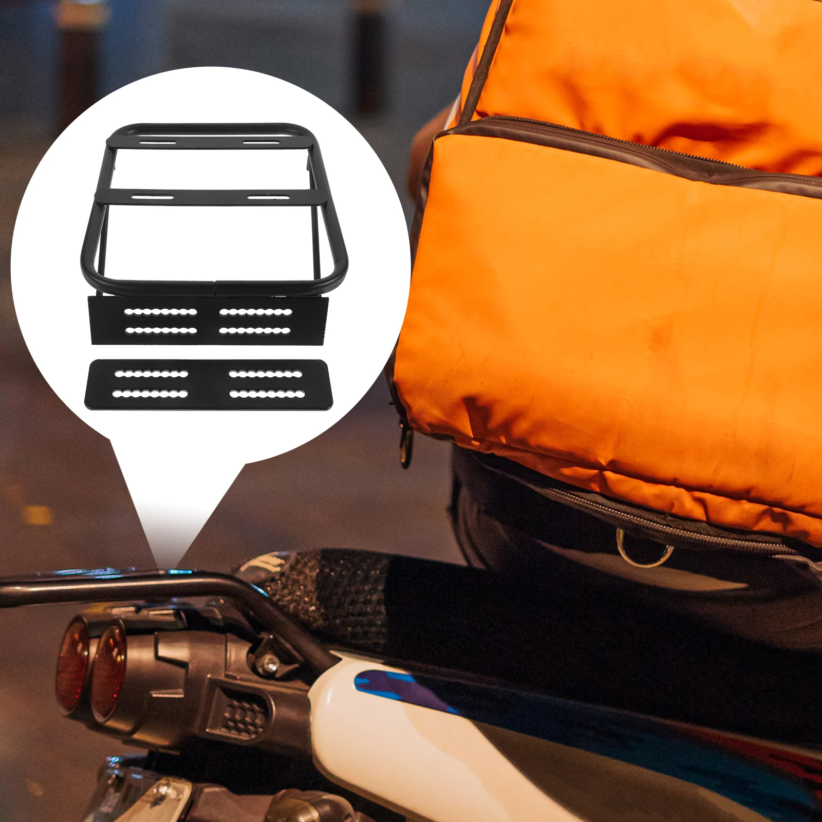 

Задняя стойка для мотоцикла из алюминиевого сплава, кронштейн для багажника электромобиля, многофункциональная съемная грузовая стойка для улицы