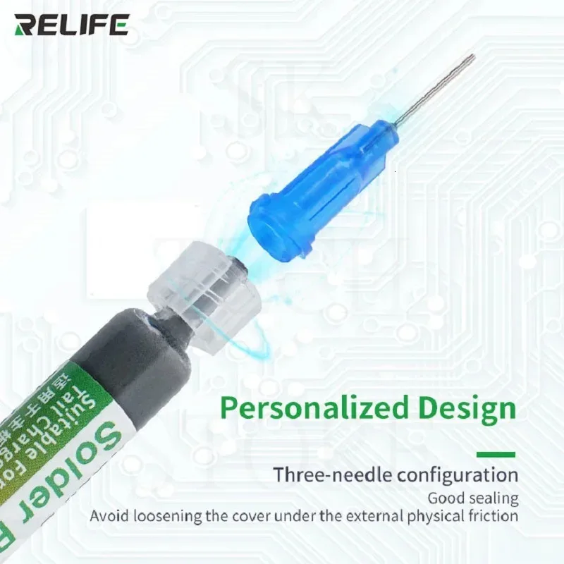 Relife RL405 Lead Free Low Temperature Welding Paste Use For Jump Wire CPU Soldering Charger Repair