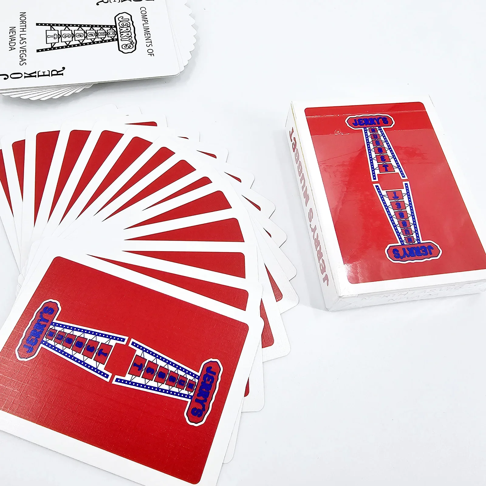Jerry's Nugget Playing Cards Poker(Red/Blue) Poker Deck Magic Tricks Close Up Illusion Gimmick Prop Mentalism Comedy Magia Funny