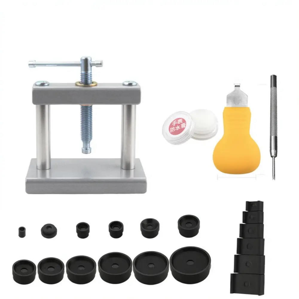 Watch Back Case Closer Press Tool Kit Professional Quartz Watch Repair Maintenance Accessory Battery Changing Device