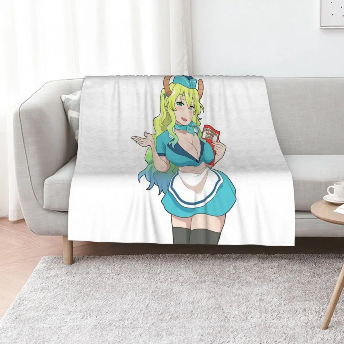 

Dragon Maid Lucoa Throw Blanket Beach Furrys Summer Beddings For Sofa Thin Blankets