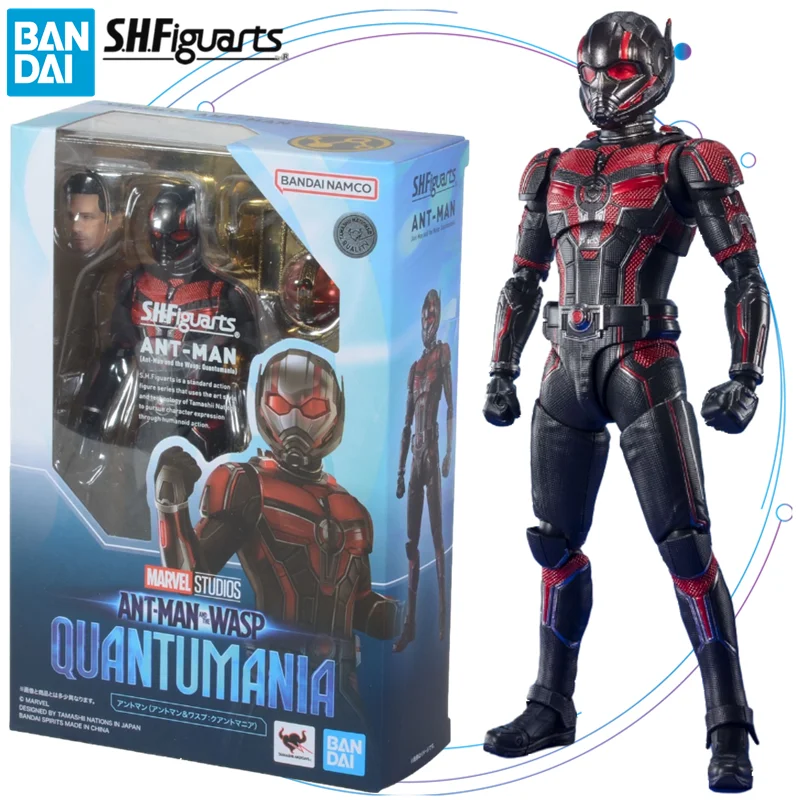 

In Stock Original BANDAI SHFiguarts Ant-Man and The Wasp Quantumania Ant-Man Scott Lang Anime Toy SHF Action Figurine Gift