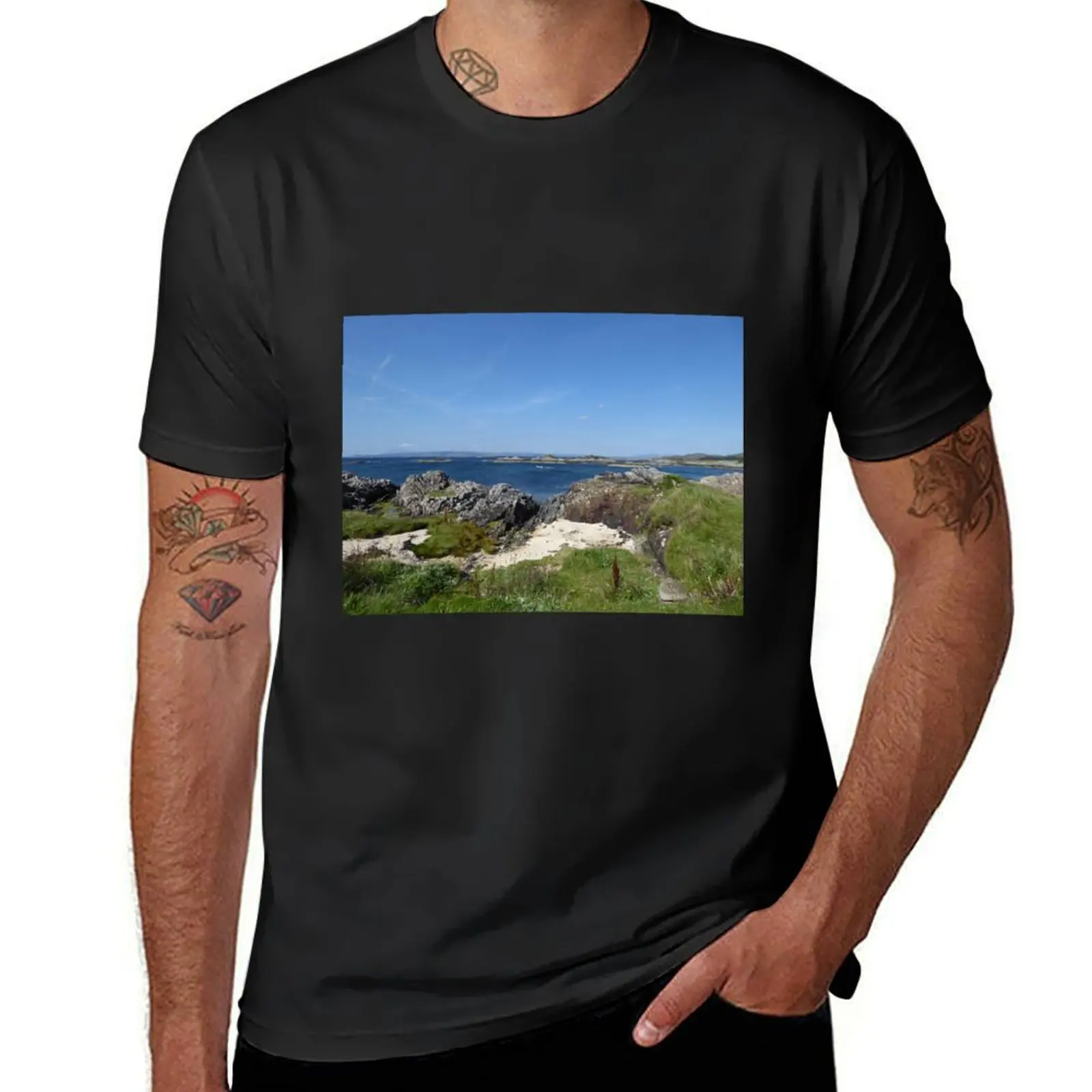 Scottish summer - west coast T-Shirt anime clothes aesthetic clothes plus sizes kawaii clothes plain white t shirts men