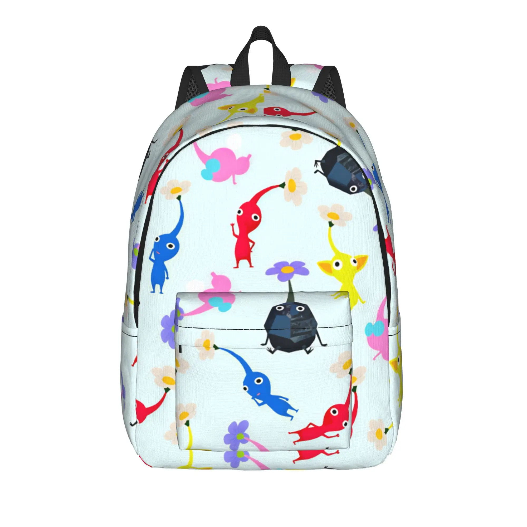 Pikmin Video Game Backpack  Travel Backpacks Women Designer Durable High School Bags Style Rucksack