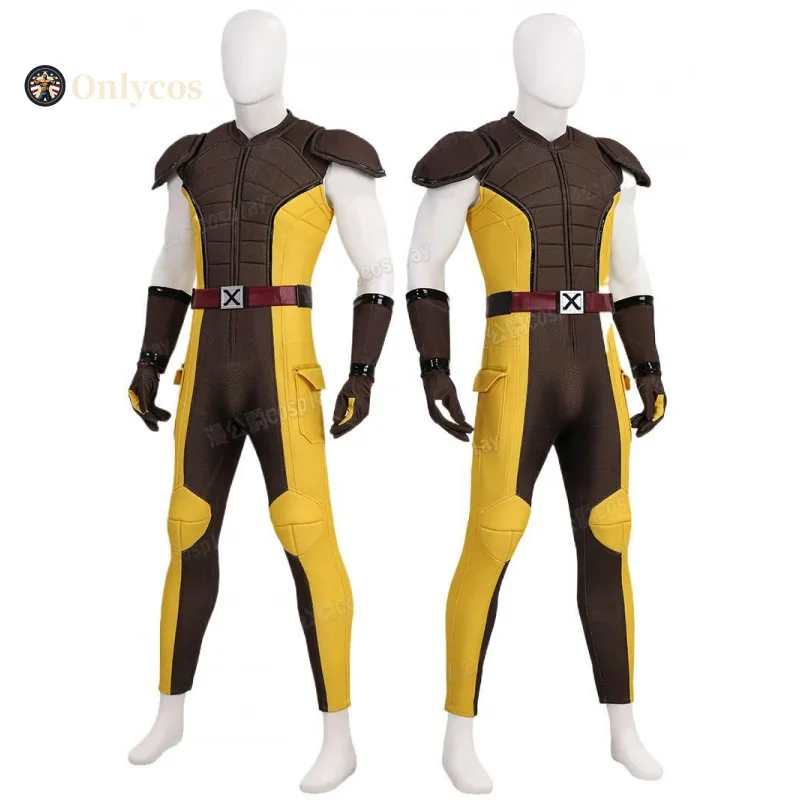 Wolverine Cosplay Dead pooling 3 Costume Cos Logan Jumpsuit Full Set Uniform Role Play Halloween Carnival Party Outfit Onlycos