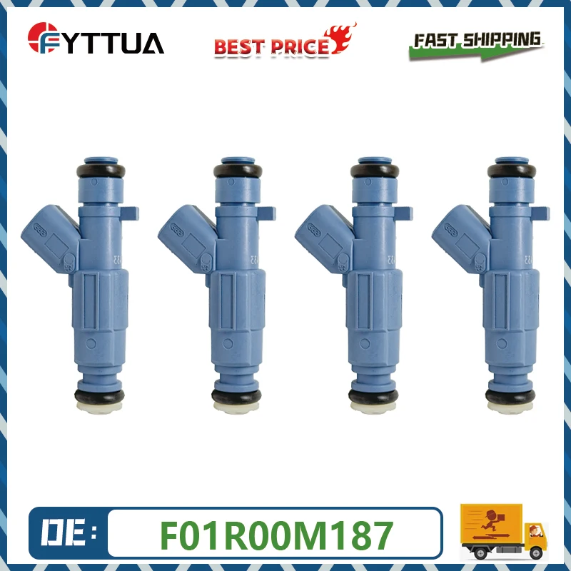 

4pcs High Performance nozzle Fuel injector F01R00M187 for SWM G01 G05 X2 X3 X7 fuel distribution pipe assembly