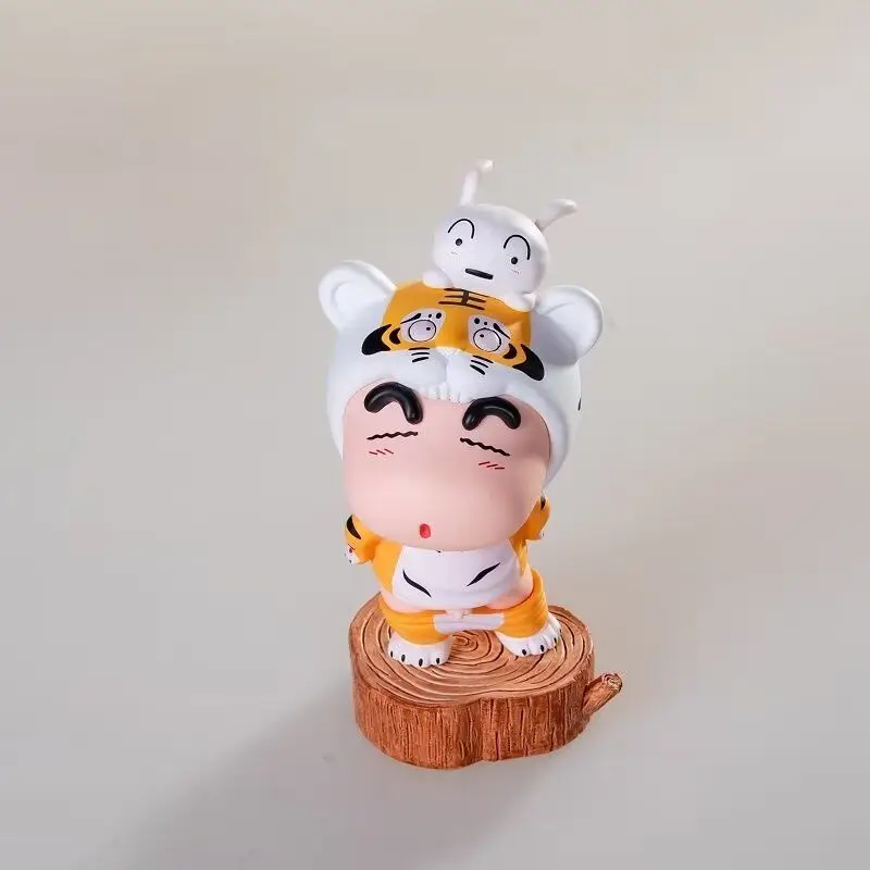 Figurine d'action d'anime, Crayon Shin-chan, Kendnosuke, Nohara, vêtements d'animaux, Tiger Butter, jouets modèles à collectionner en PVC, nouveau