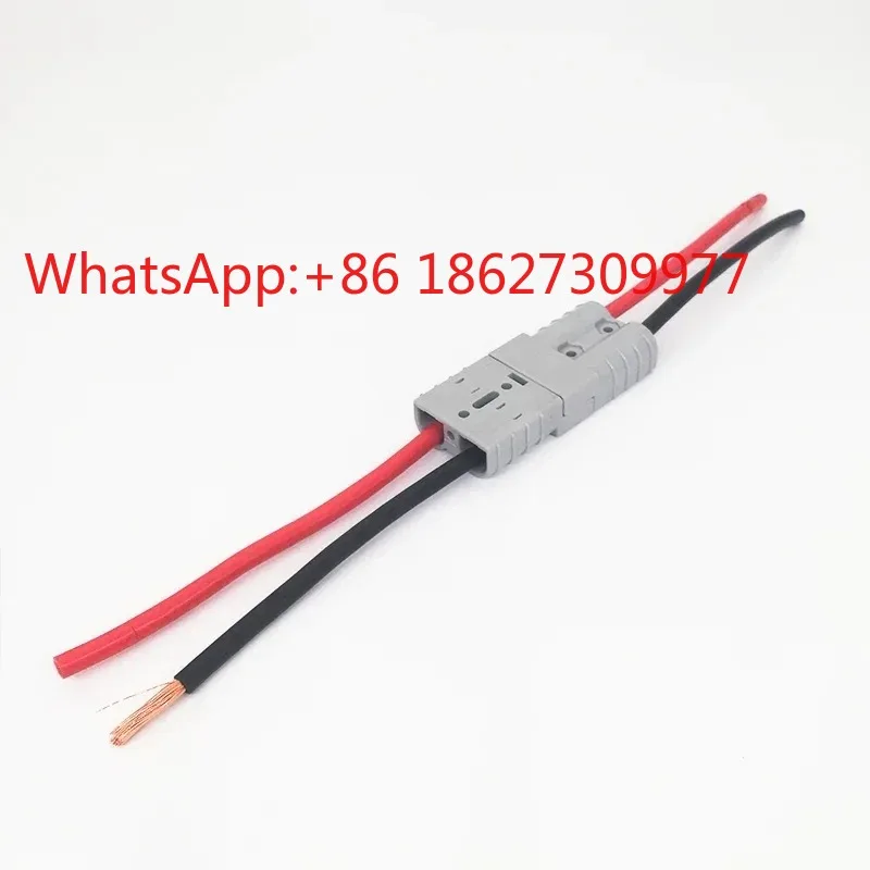 Waterproof 100A parking air conditioner power plug 2-pin terminal wiring fuse box