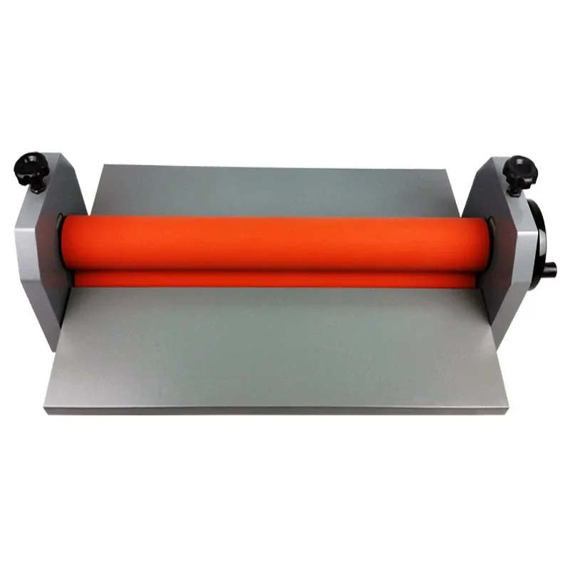 High Quality 70/75cm Manual Cold Roll Laminator Machine  Advertising Photo Film KT Panel Hand Crank Cold Roll Laminating Machine