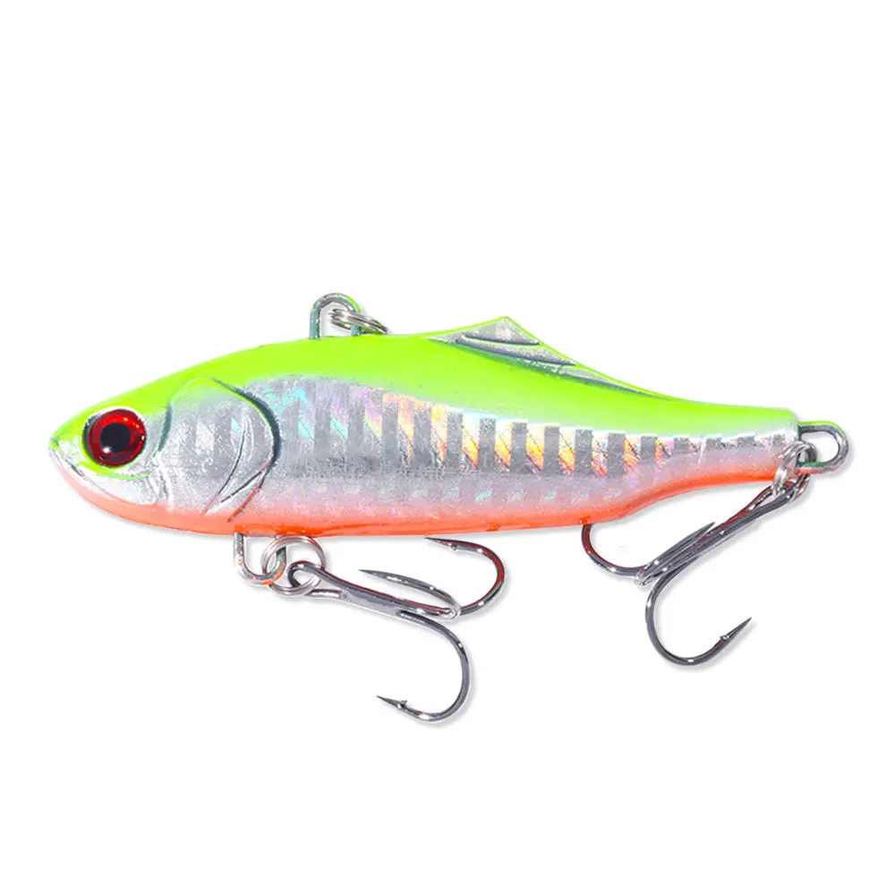 7CM-24G VIB Lures Luminous Minnow Fishing Hard Bait VIB Japanese Night PESCA Sinking Vibration Crankbaits Winter Pike Victims