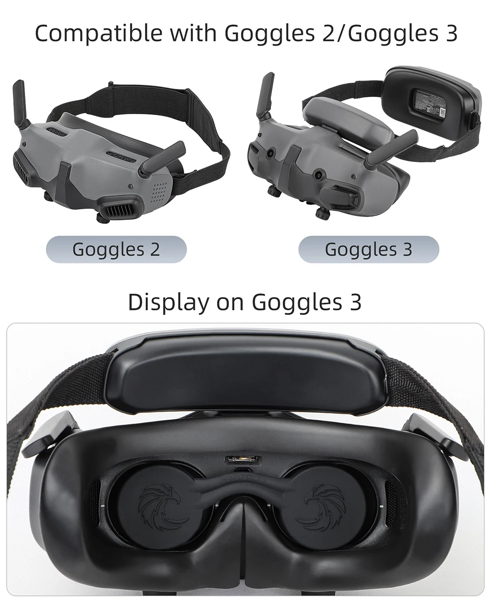 Opbergkussen Voor Dji Avata Lens Siliconen Beschermhoes Bescherming Antenne Opberghouder Drone Bril Voor Dji Avata 2