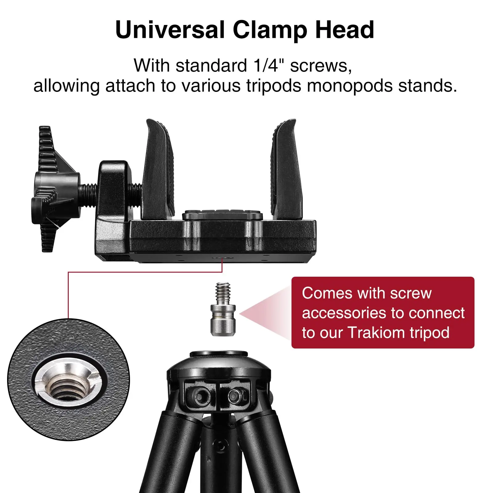 Abrazadera Universal para Rifle, cabezal de descanso para tiro, palo, monopié, trípodes, soporte ligero para práctica de objetivo, caza al aire libre