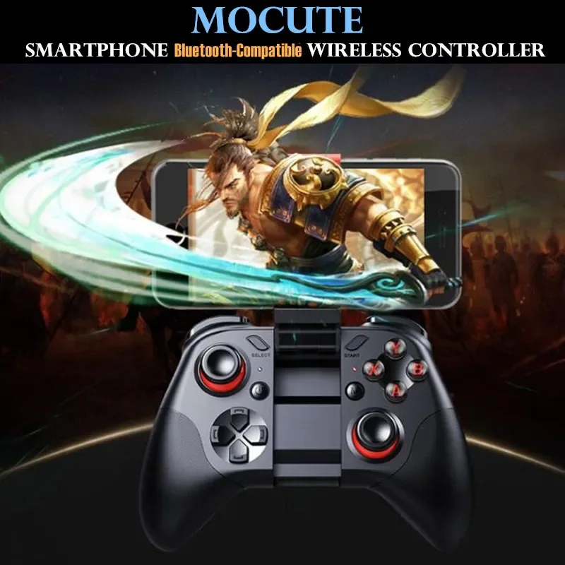 

Mocute 054 Gamepad Controller Mobile Trigger Bluetooth Joystick for IOS Android Cell Phone PC Smart TV Box Control Gaming