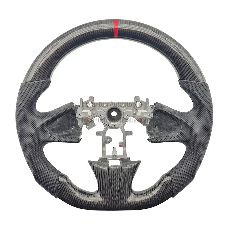 

Автомобильные аксессуары, перфорированный кожаный руль из углеродного волокна, спортивный дизайн, стиль для автомобильного руля Infiniti Q50