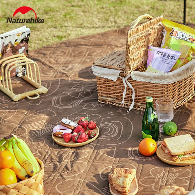 Imagem -06 - Naturehike-outdoor Hexagon Picnic Mat Portátil Multi-funcional Pad à Prova de Umidade Outdoor Ultrasonic Print Pattern Floor Mat