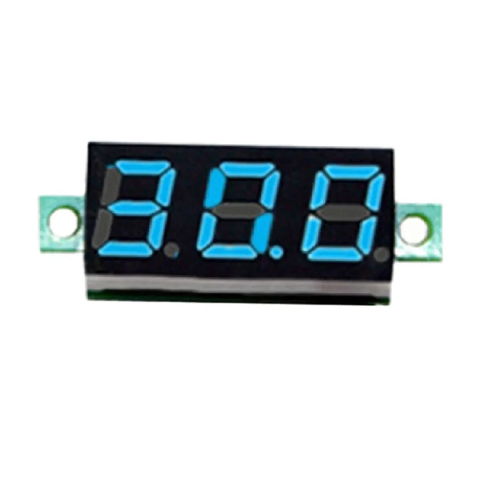 Motorcycle Battery Voltage Indicator 0 28 inch 3 Wire LED Digital Voltmeter DC0100V Reverse Connection Protection