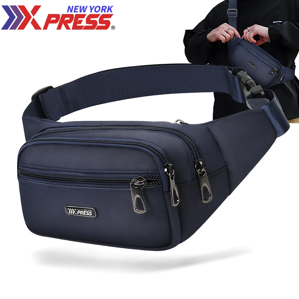 

Men's Casual Crossbody Bag Fanny Pack Waist Bag Nylon Bag Belt Bum Bag Fashion Travel Running Sports Mobile Phone Bag for Men