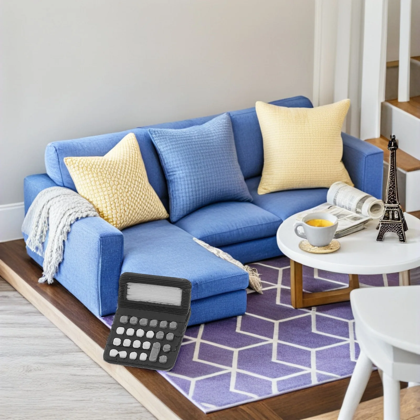 10 pçs calculadora em miniatura mini pequena calculadora eletrônica para casa de bonecas acessórios escolares micro paisagem decoração sala de aula