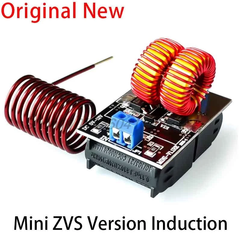 1PCS Mini ZVS Induction Heating Board 5-12V 120W Flyback Driver Heater DIY Cooker+ Ignition Coil