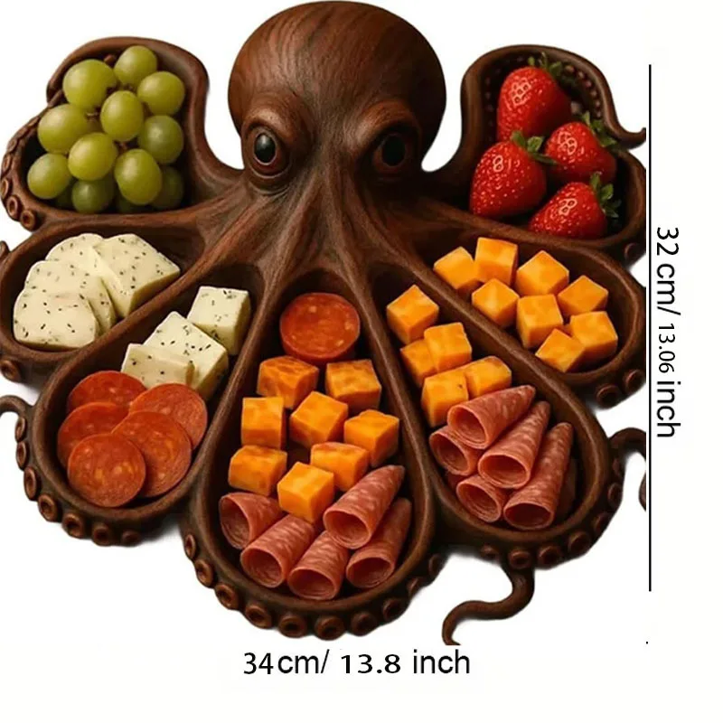 Cross-border new Octopus Charcuterie Platter squid charcuterie platter kitchen