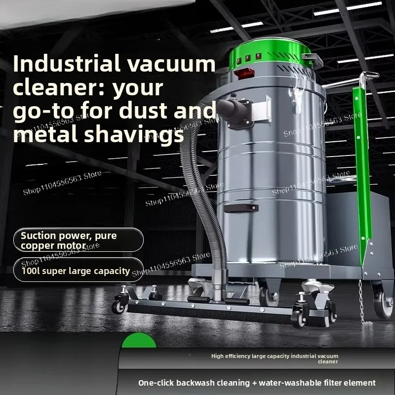 

Промышленный беспроводной аккумуляторный пылесос, высокомощный, для сухой и влажной уборки, для удаления пыли в складах и мастерских