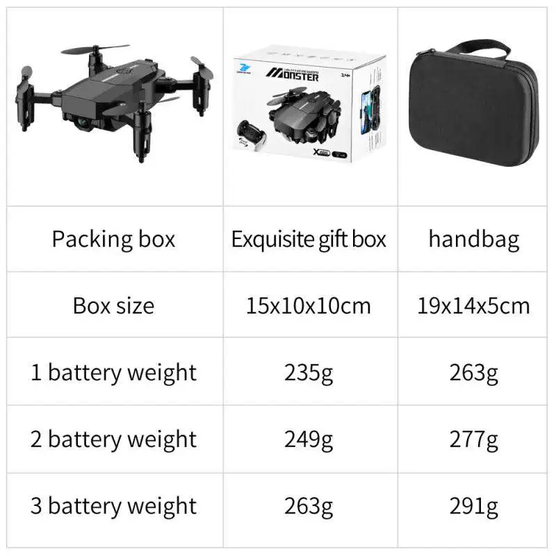 F86 Mini Drone 4K Camera Wifi Fpv Foldable Quadcopter Gravity Sensor 360 Degree Roll Fixed Pressure Rc Drone