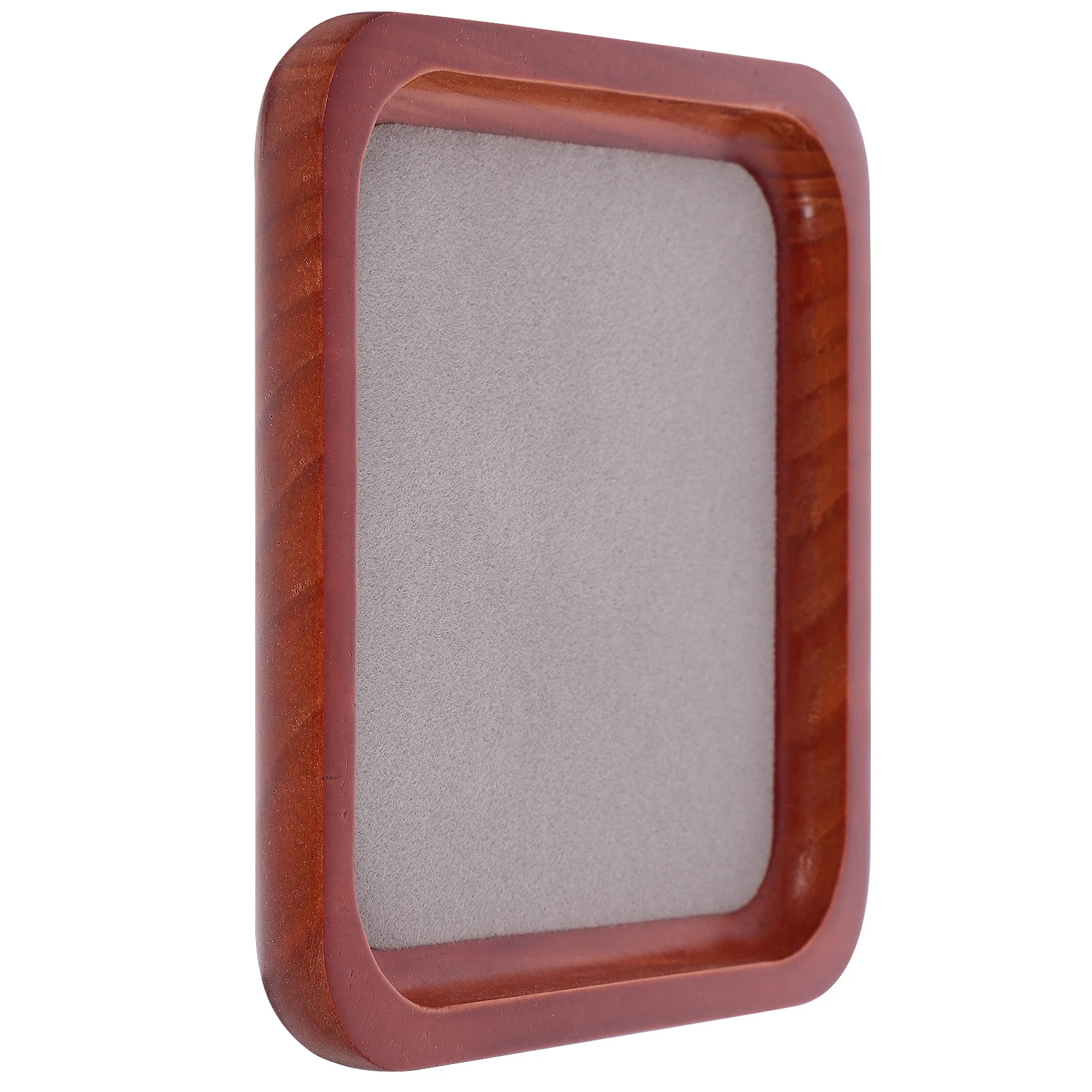 Kleines Schmuck-Display-Tablett aus Holz, Vintage-Organizer, Tablett für Ringe, Ohrringe, Halsketten, Armbänder, Halter, Ohrring-Halter, Organizer