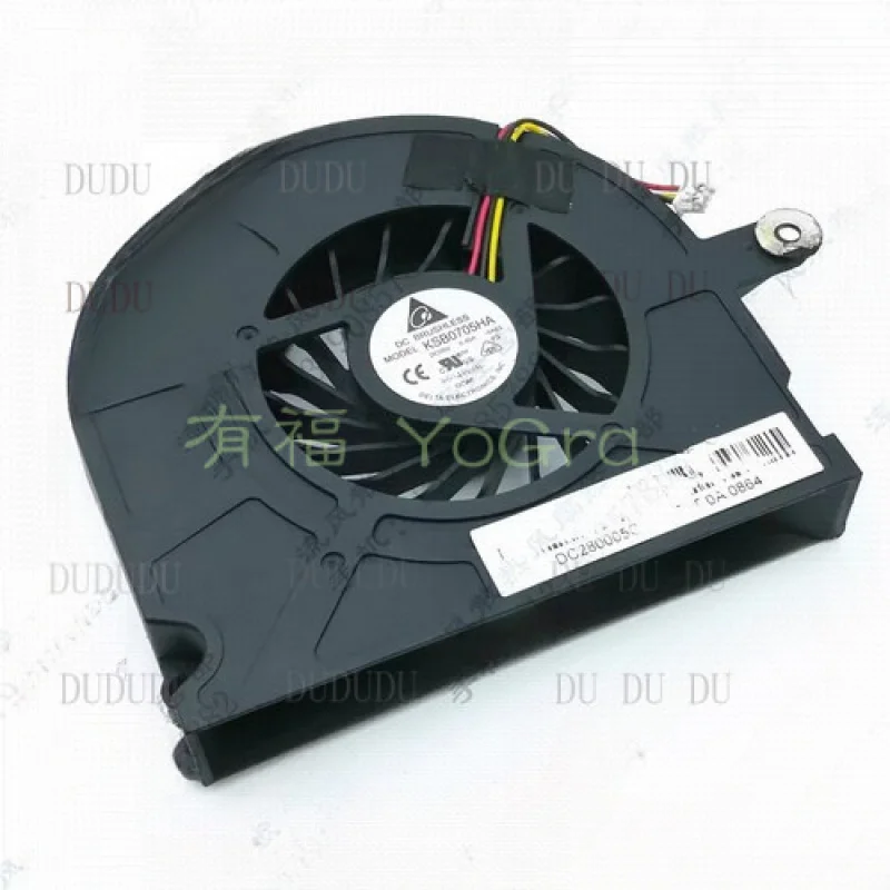 D  for Delta KSB0705HA DC5V 0.40A 3-Pin Notebook CPU Cooling Fan