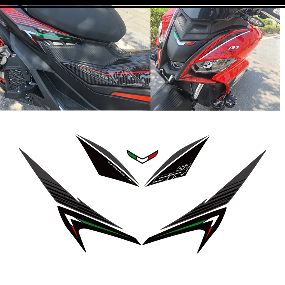 

Motorcycle Stickers Decals Graphic Kit Fairing Body Protector Fender for SR GT 125 200 Sport Accessories PartsStickers Decals