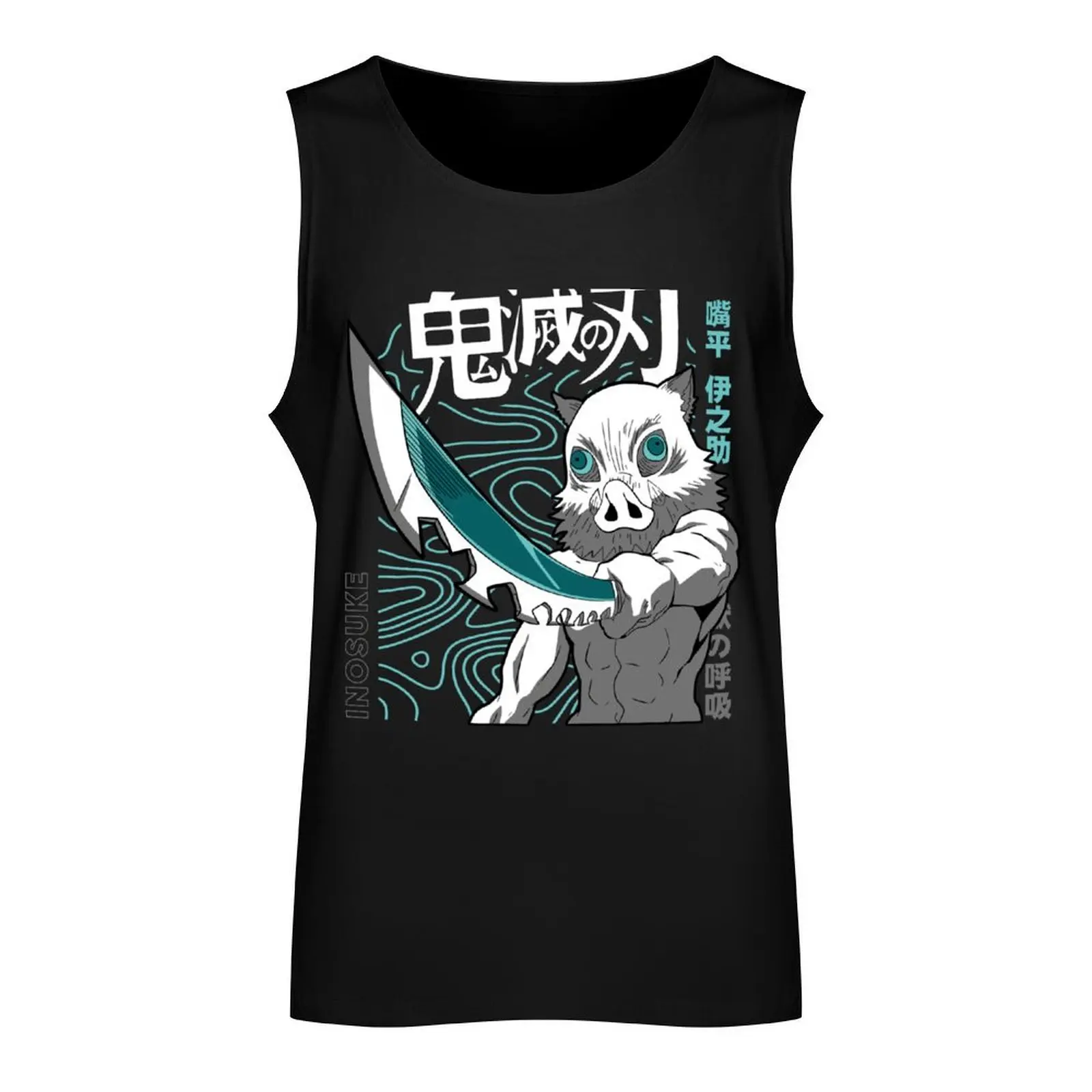 Inosuke Hashibira - Kimetsu no Yaiba Tank Top gym clothes men Men's gym t-shirt