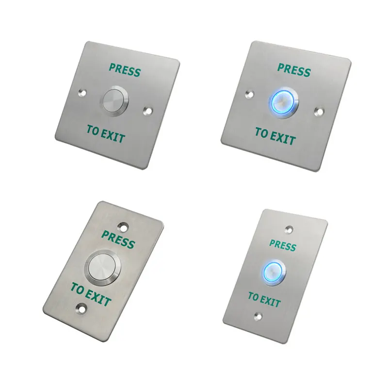 Waterproof Switch Door Exit Button 304 Stainless Steel IP68 Use For Access Control Lock System