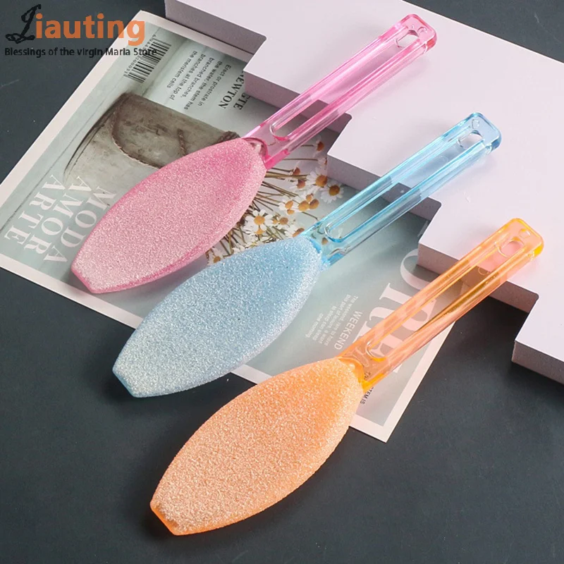 Double Sides Foot File Rasp Pedicure Tools Dead Skin Callus Remover Plastic Handle Scrubber Brush Feet Care Tools Pedicure Tools