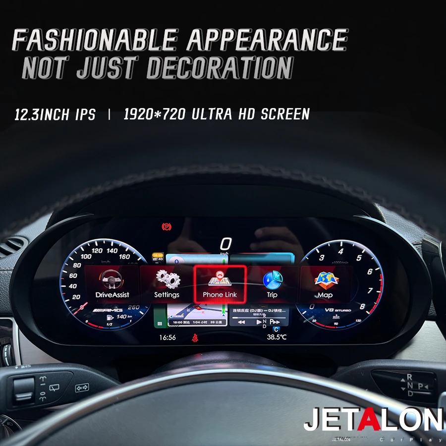 12.3Inch LCD Screen Speedometer Instrument Cluster For Mercedes Benz ML GL GLE GLS W166 X166 2012-2019 Upgrade Smart Dashboard