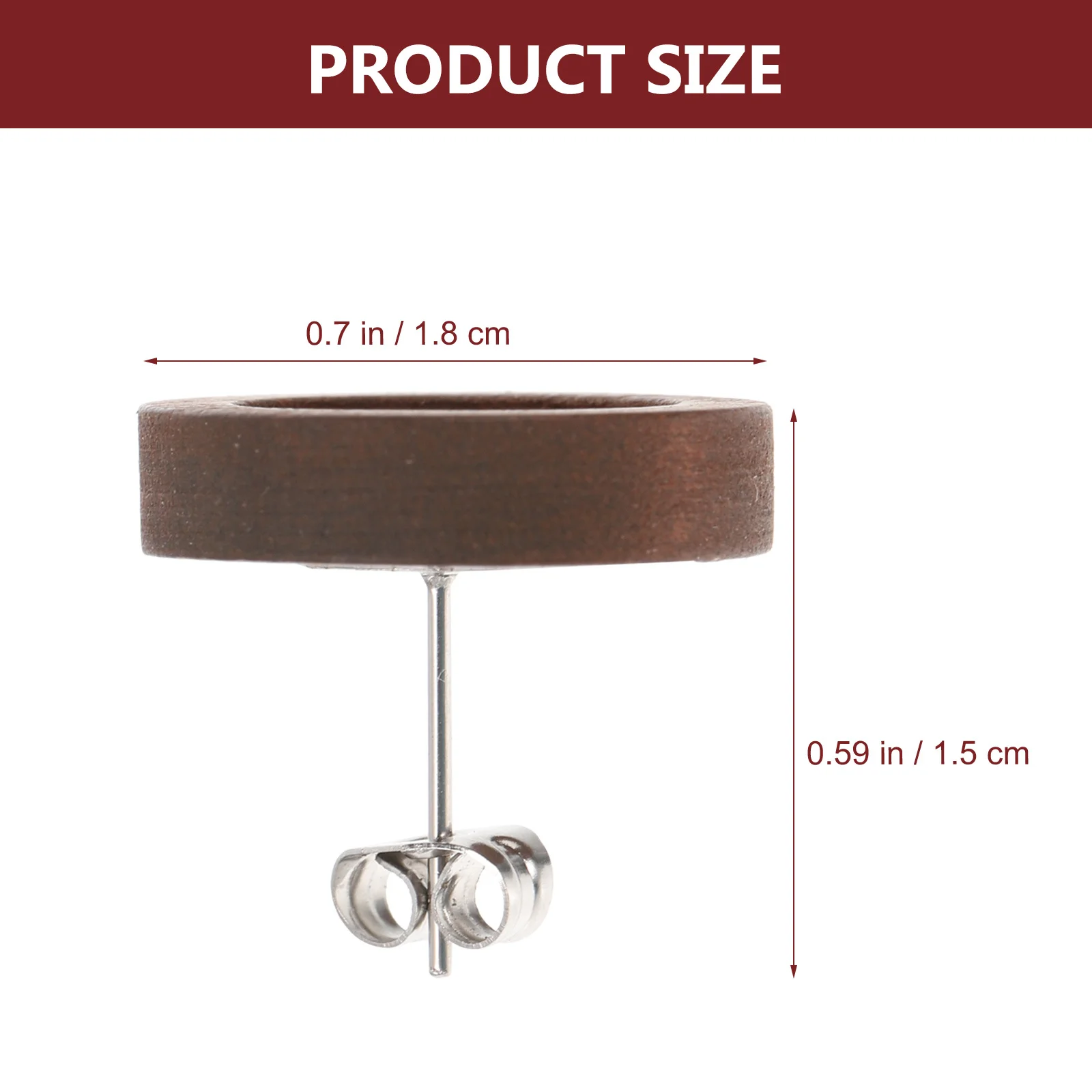 30 قطعة قاعدة الحافة الخشبية الصواني Diy بها بنفسك صنع المجوهرات عدة للأطفال الكبار لوازم الحرفية القرط إعداد الفراغات Diy بها بنفسك القرط