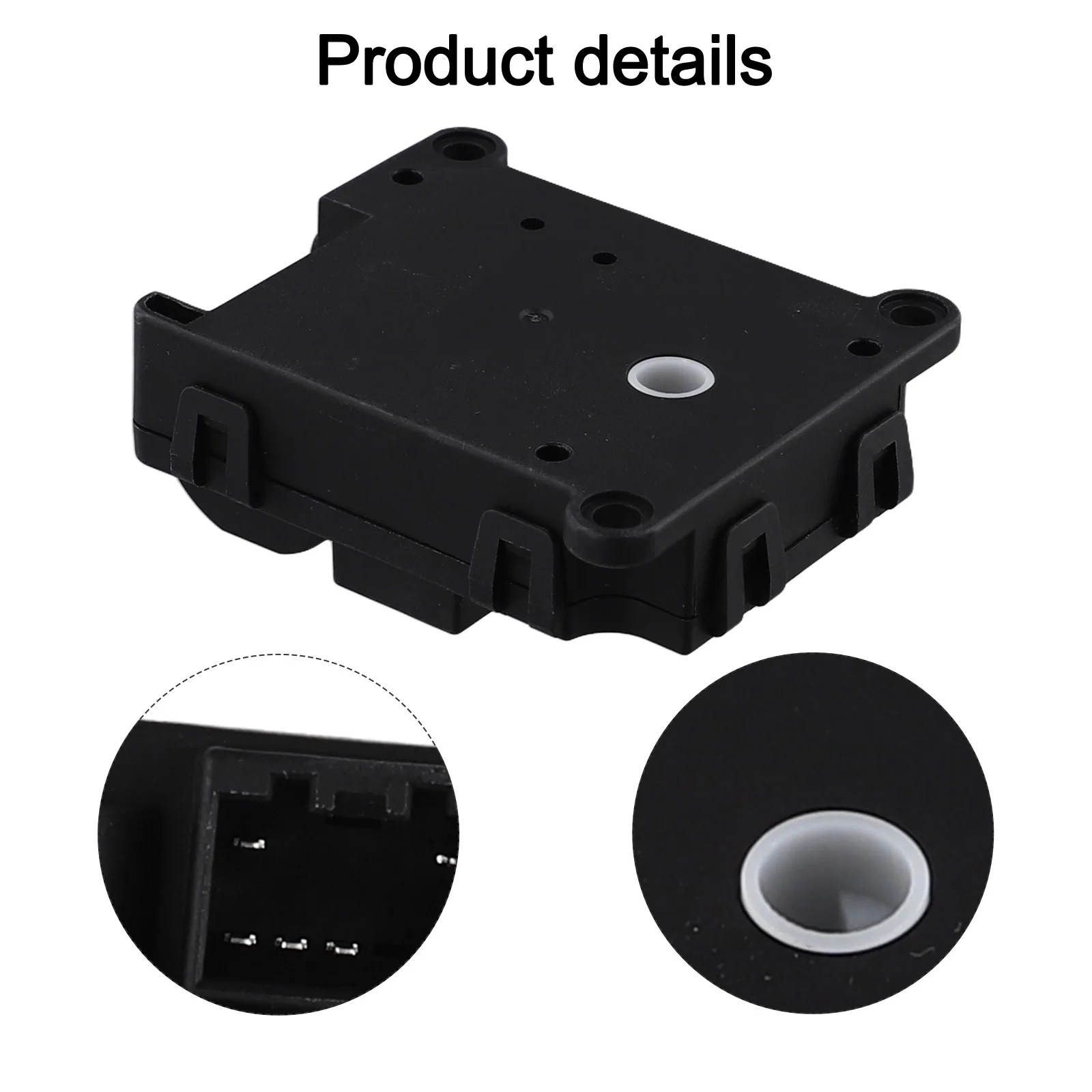 Car Maintenance As Picture Shows Heater Control Actuator AC Control Actuator Black Plastic Material Factory Specifications