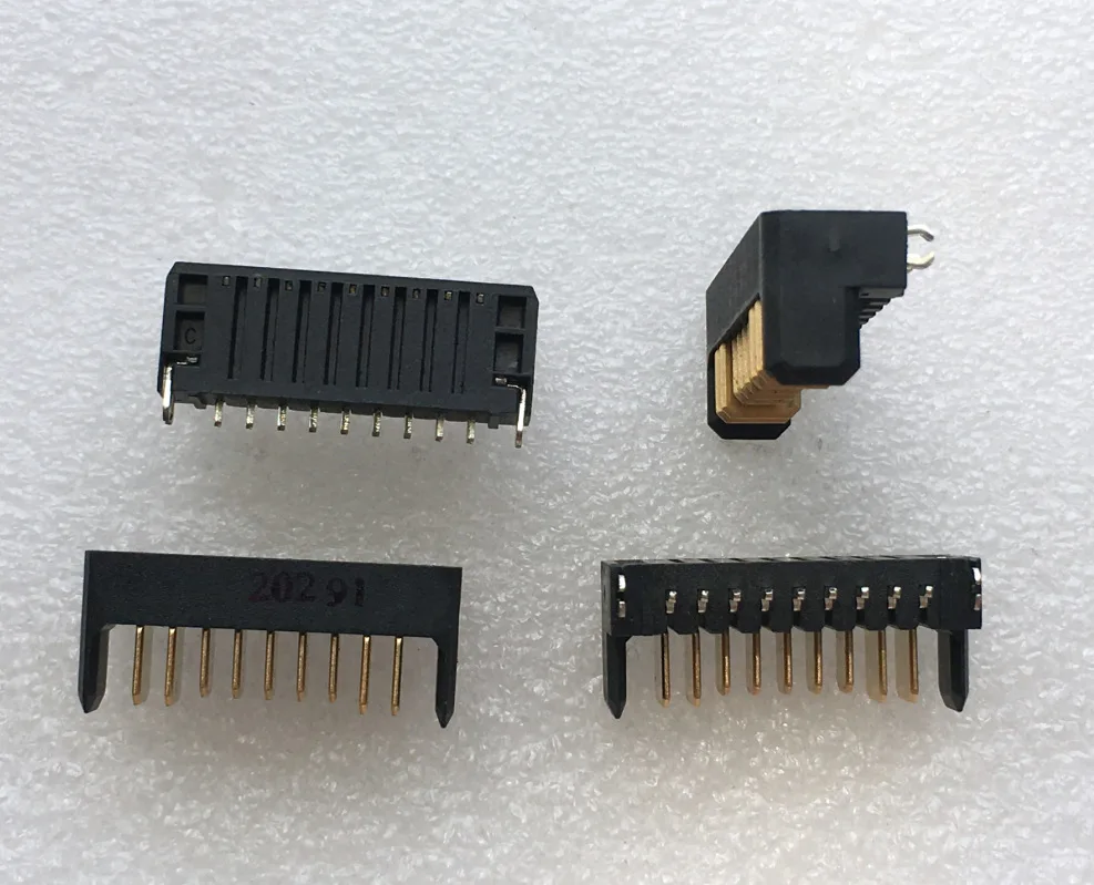 For imported SUYIN battery holder 9P gold-plated, spacing 2.0 MM gold finger, battery interface, connector