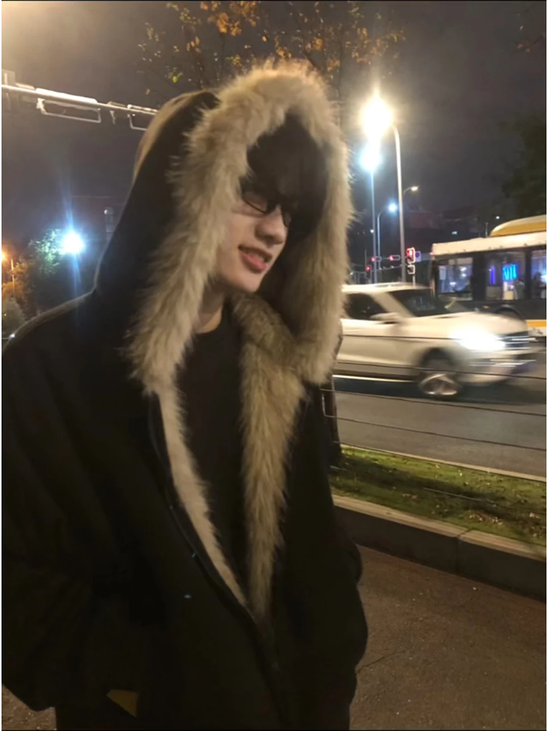 

Cleanfit Men's Hooded Fce Lined Thiened Cotton Jaet Winter Warm Faionable Korean Sle Casual ort Zipper Coat