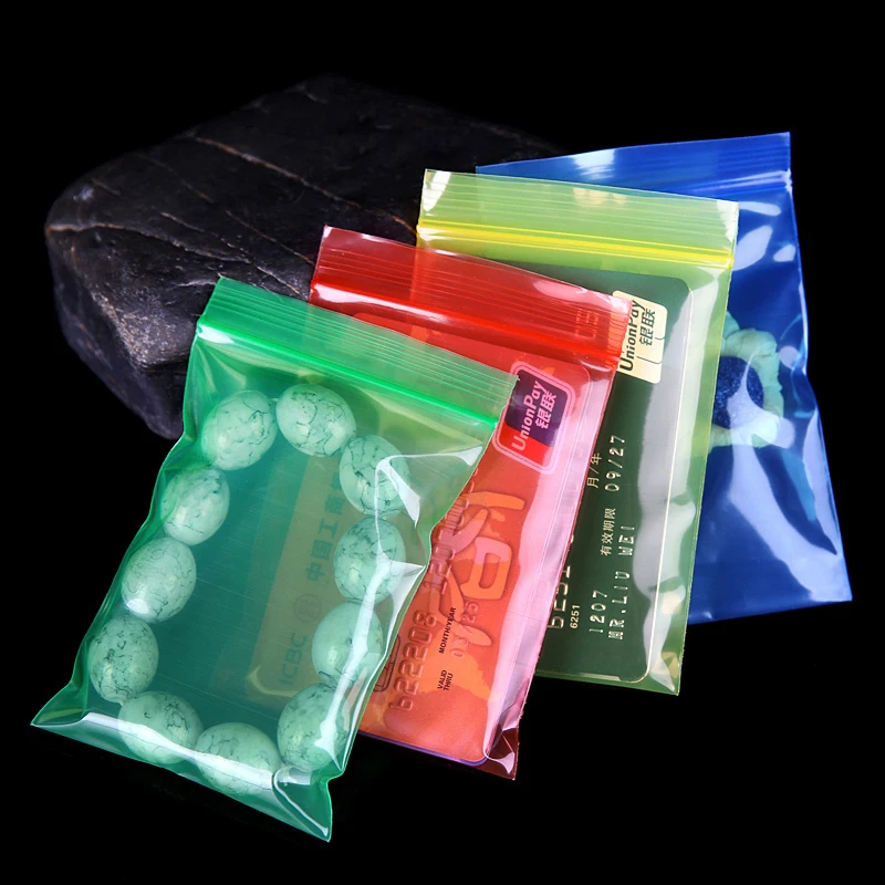 TETP-Mini Plastic Ziplock Bags, Amarelo, Vermelho, Verde, Azul, Laranja, Acessórios, Cartão, Jóias Display, Armazenamento de Varejo, Embalagem,