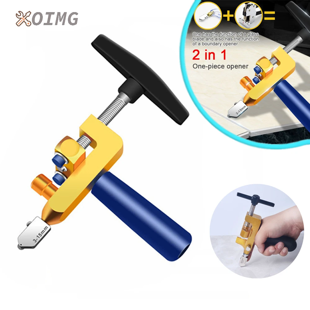 

2 In1 Ceramic Tile Glass Divider Cutting Tool Glass Tile Cutter Portable Construction Cutter Diamond Cutting Tool Slice Locator