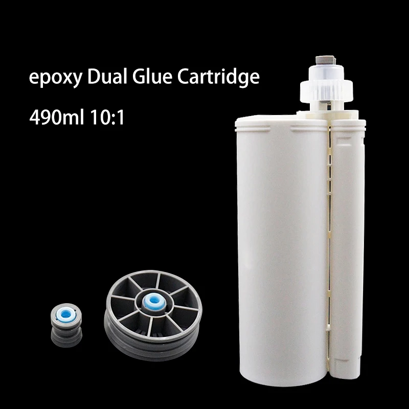 

Empty double-barrel syringe 490ml AB two-component epoxy Dual Glue Cartridge10:1 ratio epoxy resin tool