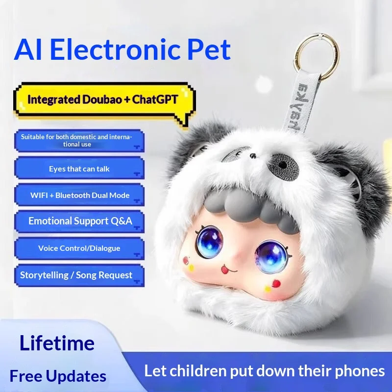 AI intelligent AI robot dialogue chat interactive emotional soothing electronic pet plush doll toy