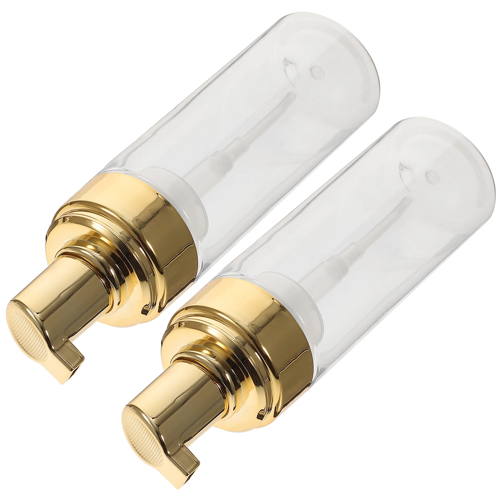 

2Pcs 120Ml+150Ml Frosted Bottles For Cleanser Transparent Matte Empty Refillable Pump Travel Dispenser Lightweight